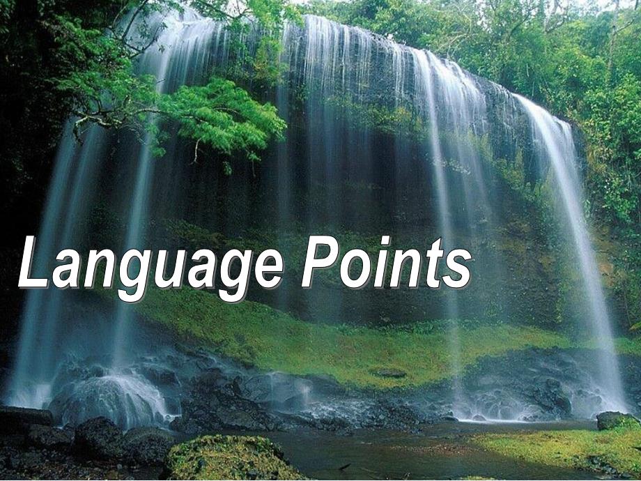 外研社高中英语必修三Module3Languagepoints_第1页