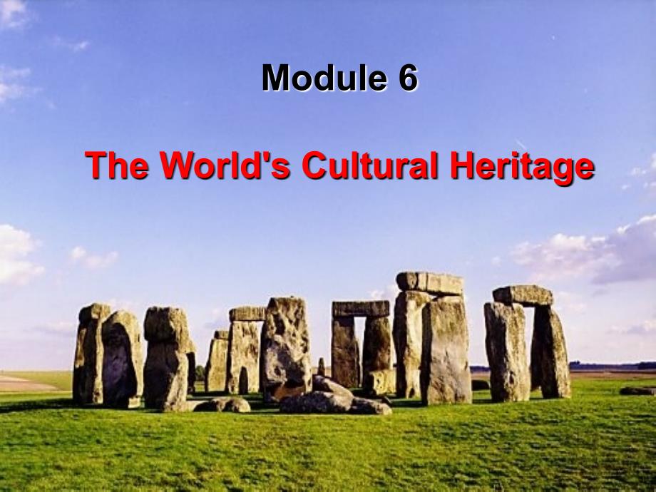 外研社高中英语选修七module6课文_第1页