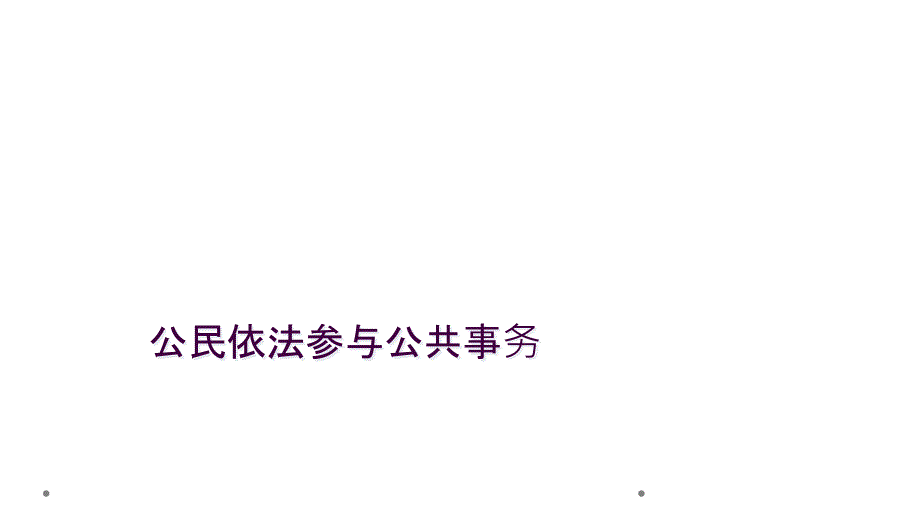 公民依法参与公共事务_第1页