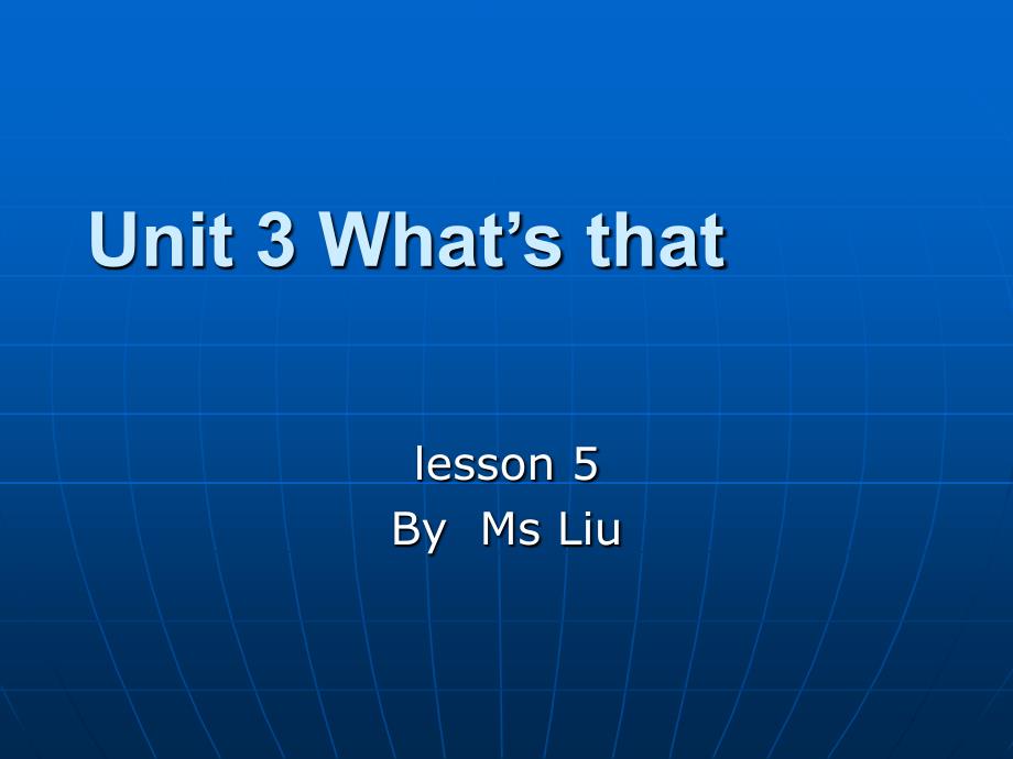 新概念英语青少版1Aunit3_第1页