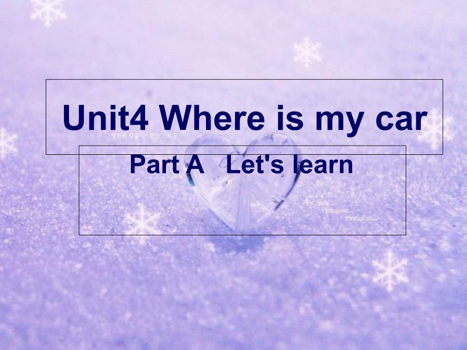 新版PEP三年级下册Unit4Alearn_第1页