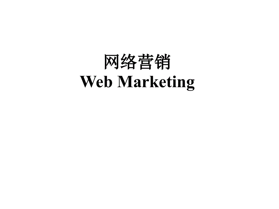 网络营销导向的企业网站研究报告_第1页