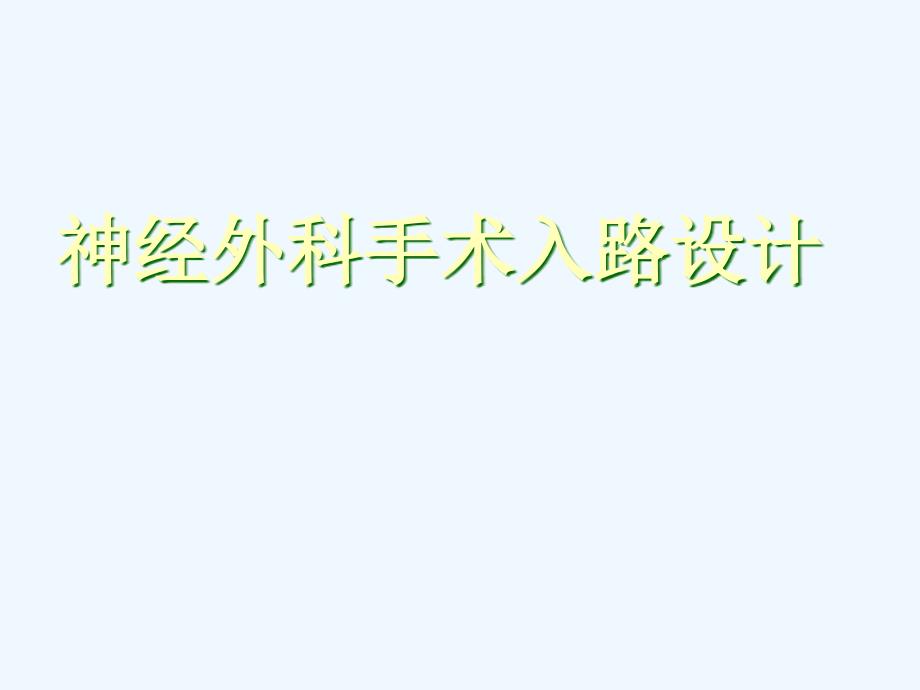 神经外科手术入路94338_第1页