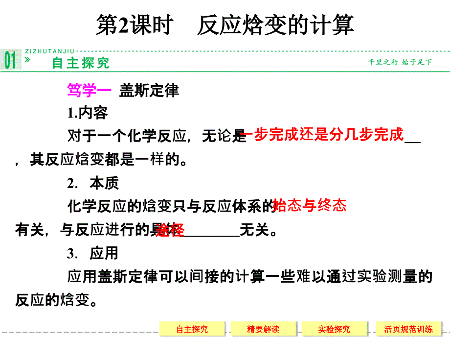 反应焓变的计算_第1页