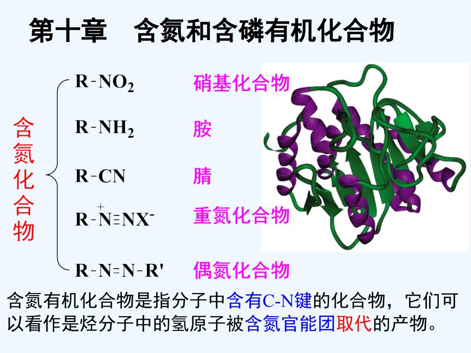 有机化学第10章含氮和含磷有机化合物_第1页