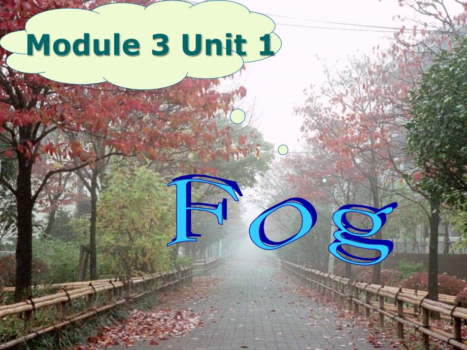 牛津高中英语模块三unit1Readingfog_第1页