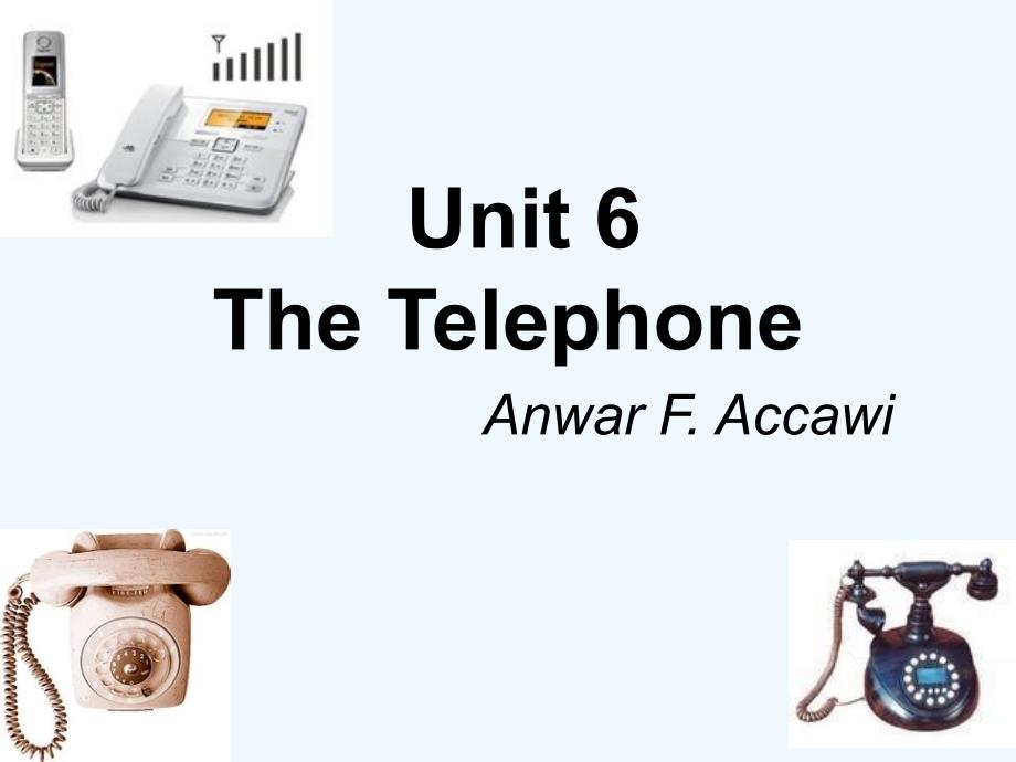 现代大学英语4unit6thetelephone_第1页