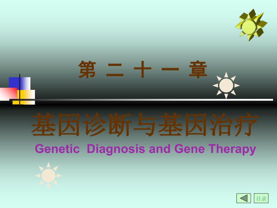 生物化学第4篇第21章专题篇基因诊断与基因治疗_第1页