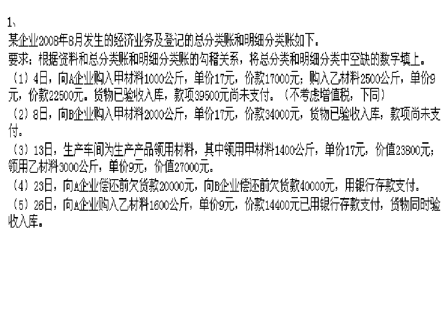 会计从业考试无纸化综合题详细解答_第1页