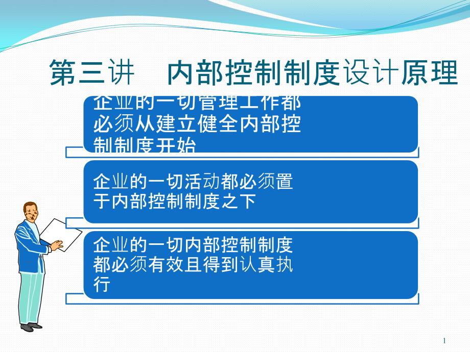 第三讲内部控制制度设计原理_第1页