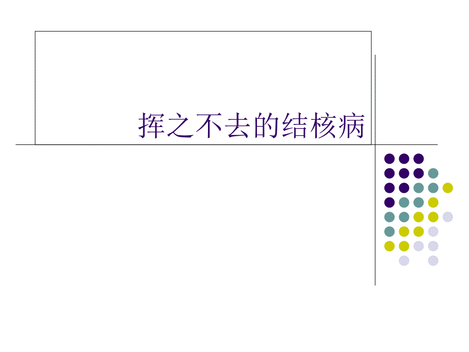 讲坛结核病诊断与治疗_第1页