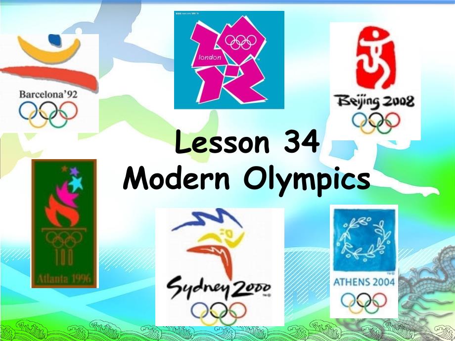 八下六单元Lesson34-Modern-Olympics课课件_第1页