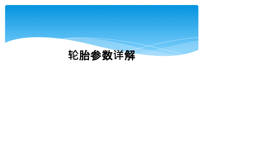 轮胎参数详解_第1页