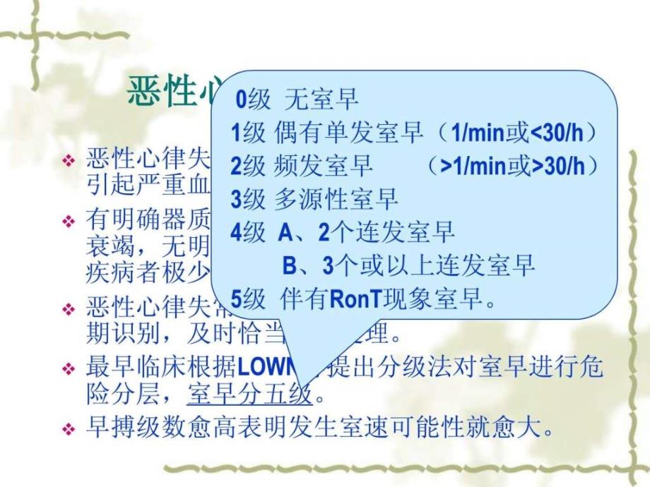 恶性心律失常的急诊治疗文档资料_第1页