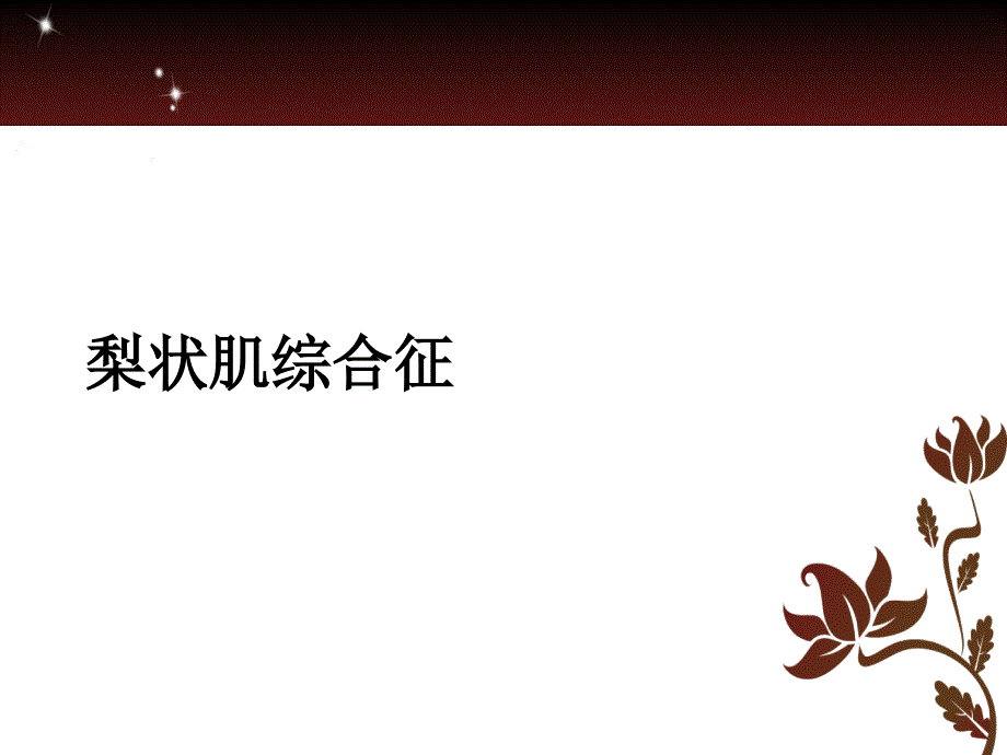 梨状肌与坐骨神经_第1页