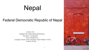 nepal尼泊尔英文介绍课件