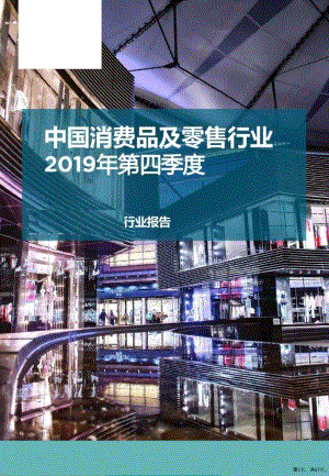 2020中国消费品及零售行业大数据报告完整版课件