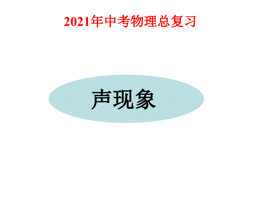 2014年中考物理总复习课件专题声现象资料_第1页