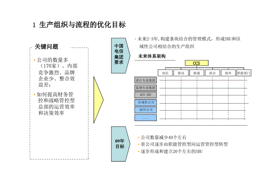 某通信服务公司生产组织流程优化、海外市场拓展指引_第1页