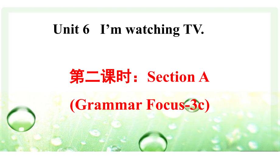 七年级英语下册Unit6SectionAGrammarFocus3c_第1页