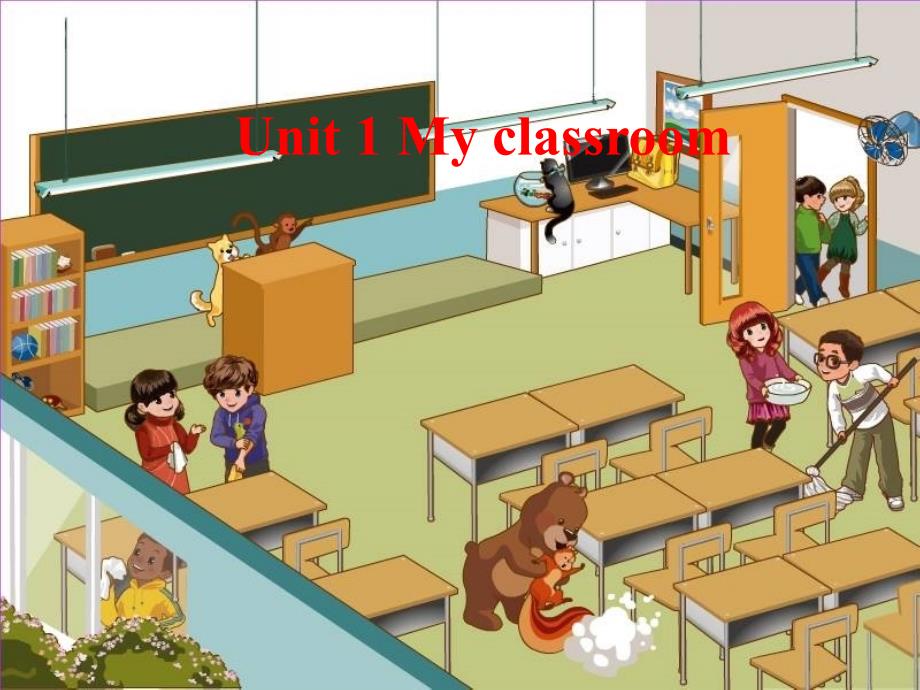 PEP小学英语四年级上册新版Unit1MyclassroomBletstalk_第1页