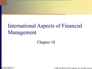 财务管理课件chap018