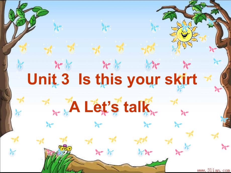 上课EP小学英语四年级下册Unit3IsthisyourskirtPartALetstalk_第1页