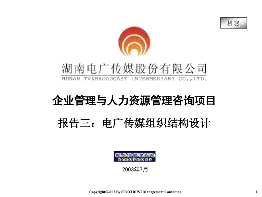 湖南电广传媒组织结构设计_第1页