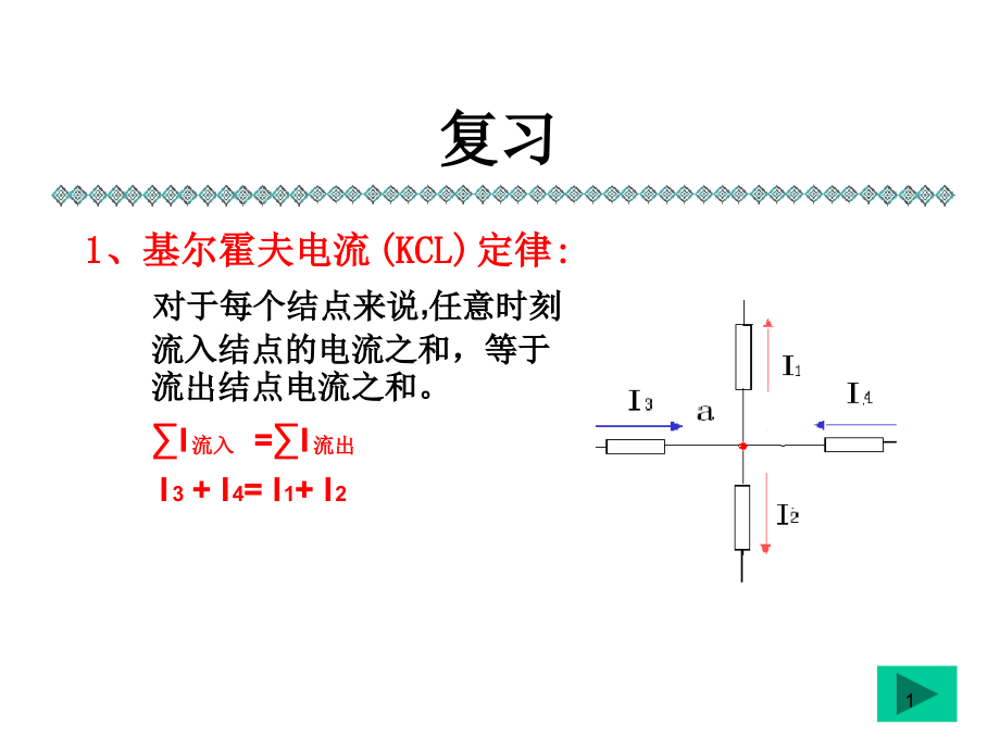 支路電流法講解ppt課件[文字可編輯]_第1頁