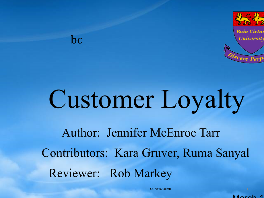 某咨询市场营销customerloyalty18463_第1页