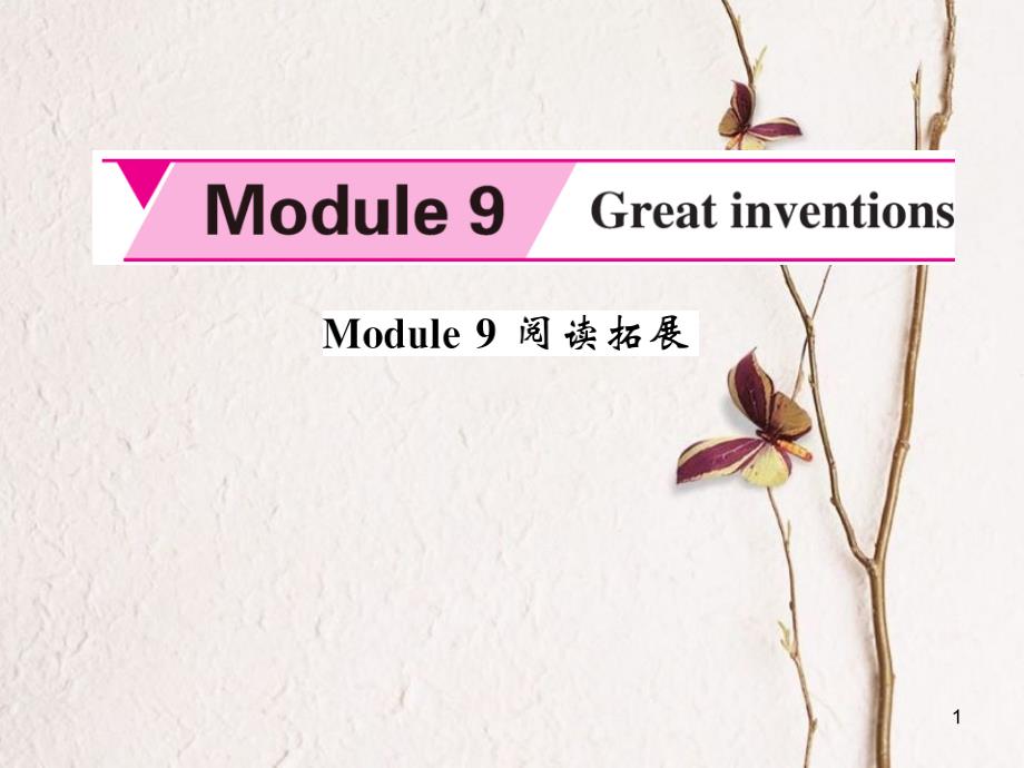 btfAAA九年级英语上册 Module 9 Great inventions阅读拓展课件 （新版）外研版_第1页