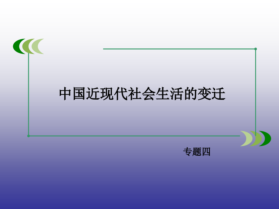 2015年春高一歷史人民版必修2專題4 第1課 物質(zhì)生活和社會習(xí)俗的變遷 課件_第1頁