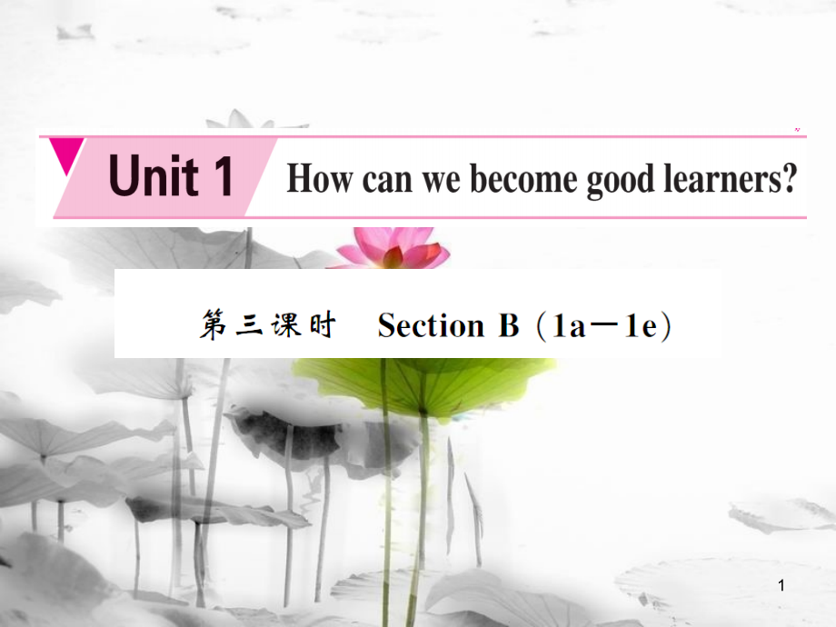 qhuAAA九年級英語全冊 Unit 1 How can we become good learners（第3課時）課件 （新版）人教新目標(biāo)版_第1頁