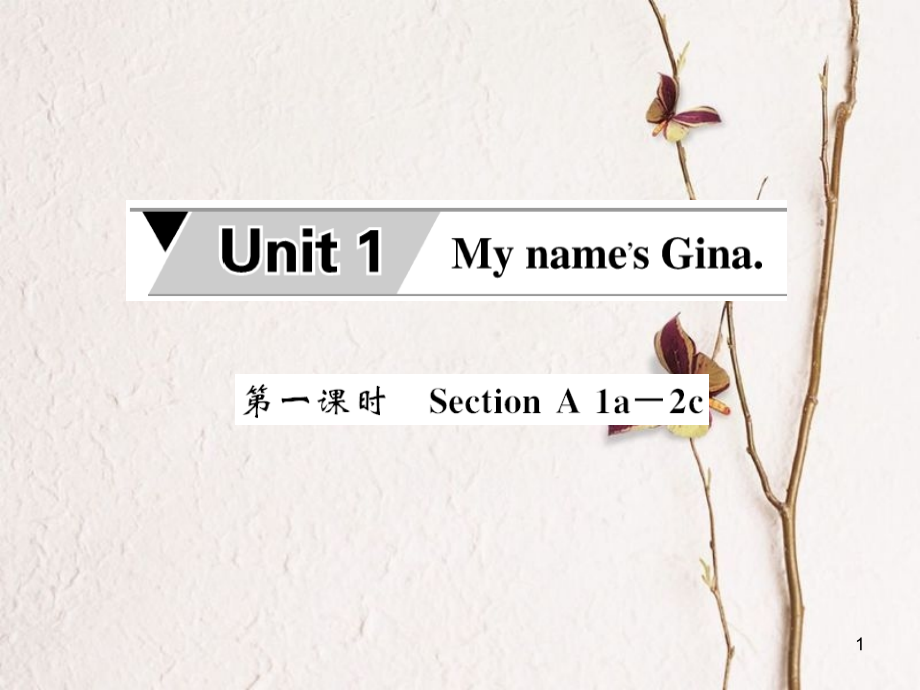 gklAAA七年級英語上冊 Unit 1 My name’s Gina（第1課時(shí)）課件 （新版）人教新目標(biāo)版_第1頁