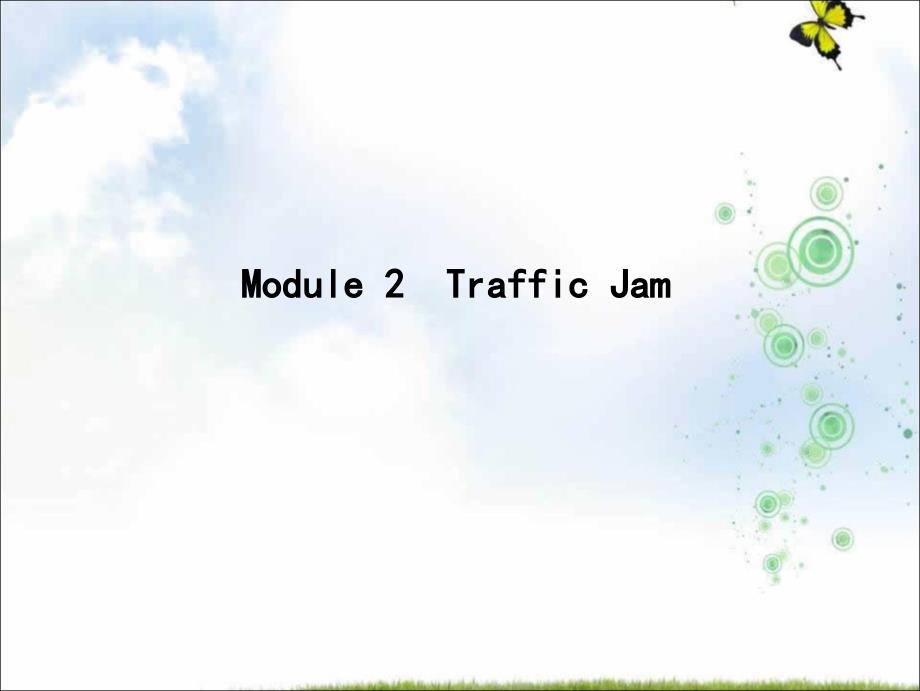 高考英语(外研版)大一轮复习ppt课件+必修四+Module+2-Traffic+Jam_第1页