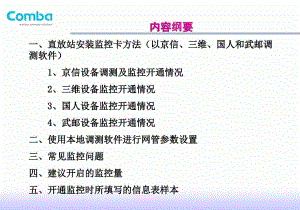 2012-09-18聯(lián)通直放站監(jiān)控卡安裝調(diào)試方法