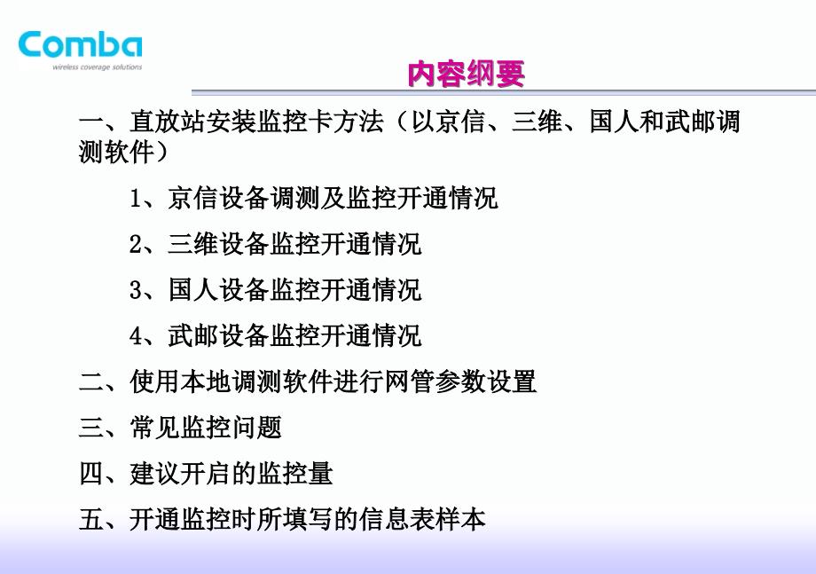 2012-09-18聯(lián)通直放站監(jiān)控卡安裝調(diào)試方法_第1頁