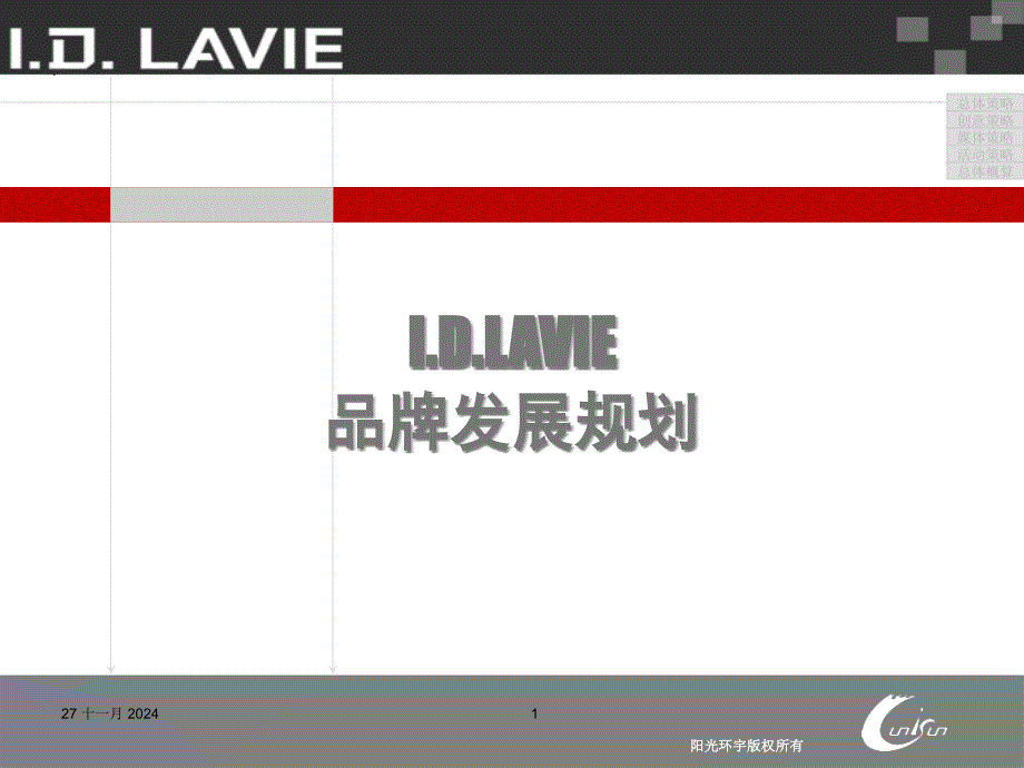 IDLAVIE品牌规划课件_第1页