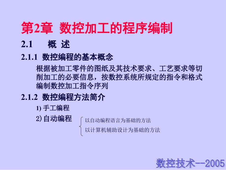 数控加工的程序编制概述_第1页