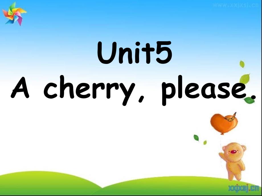 牛津譯林英語1A-Unit5-A-cherry-please第一課時公開課ppt課件_第1頁