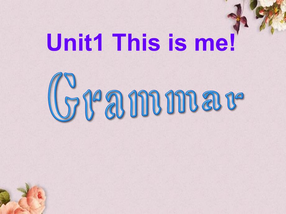 七年级英语上册-Unit-1-This-is-me!Grammarppt课件_第1页