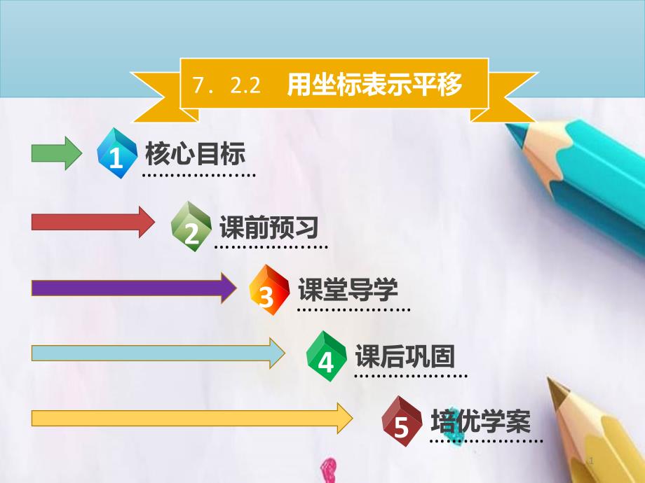 七年级数学下册第七章平面直角坐标系7.2.2用坐标表示平移ppt课件新版新人教版_第1页