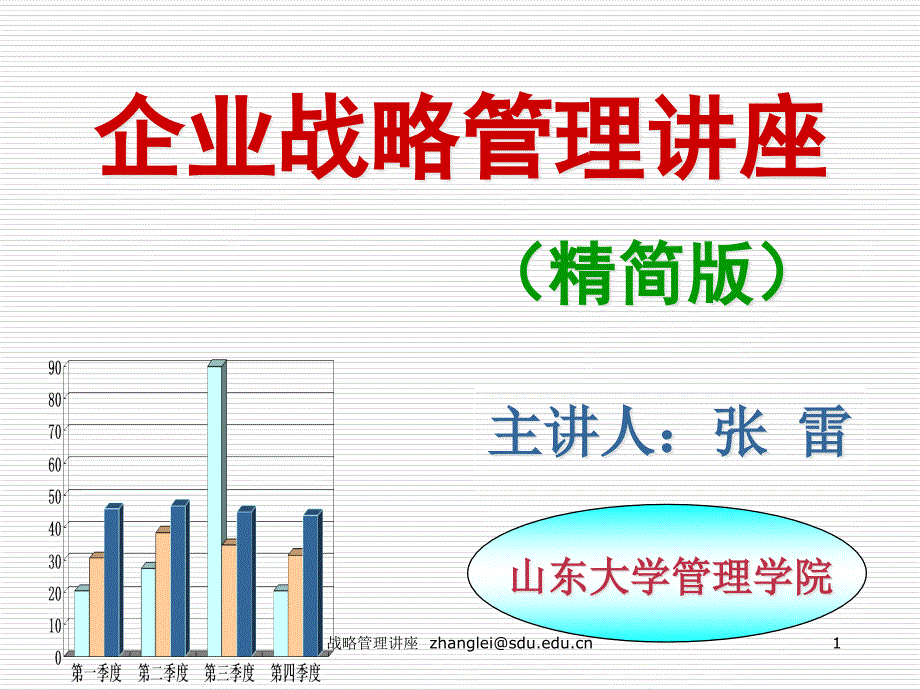 企业战略管理讲座课件_第1页