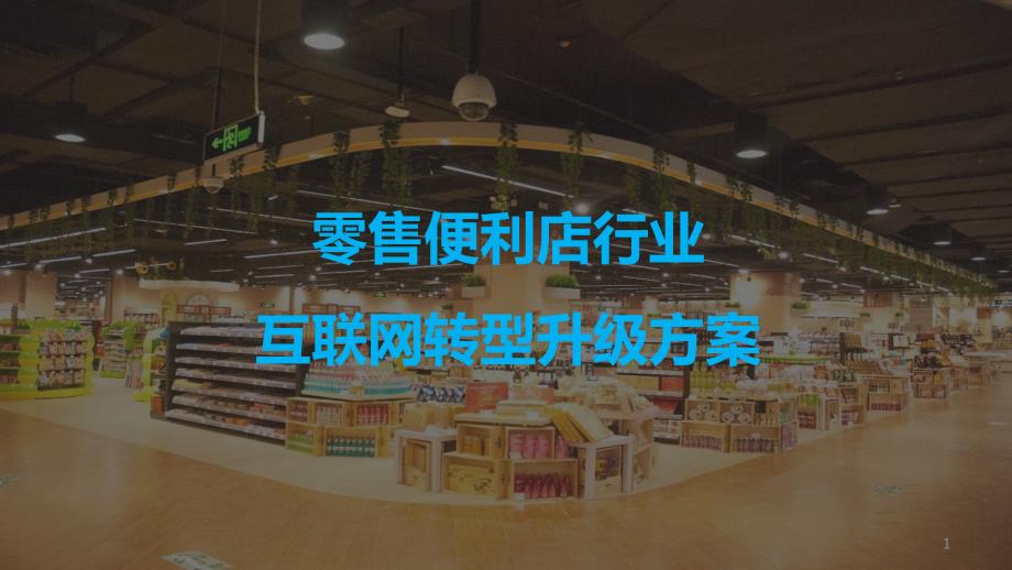 零售便利店行业互联网转型升级方案v102课件_第1页