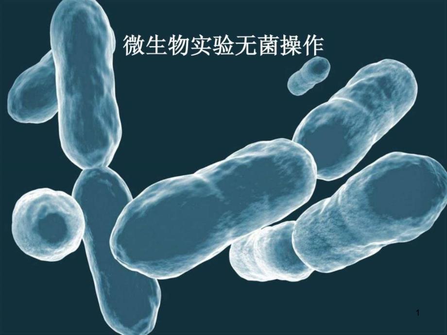 微生物无菌操作技术课件_第1页