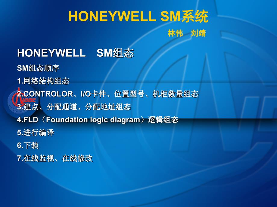 HONEYWELL中控SM系统培训课件_第1页