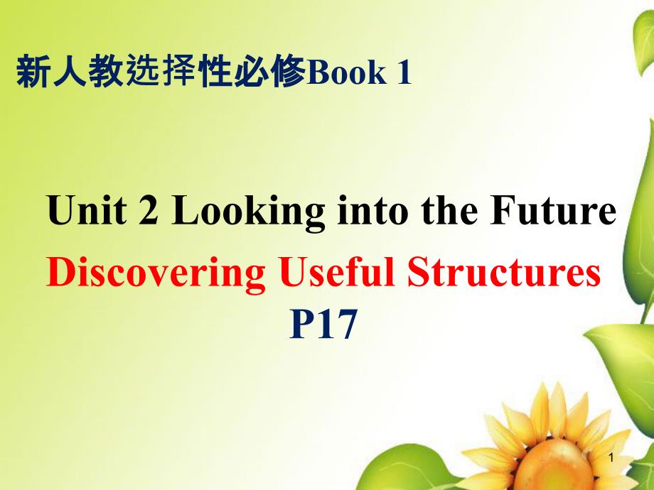 新人教选修性必修一!Unit-2-Discovering-Useful-Structure-P17课件_第1页