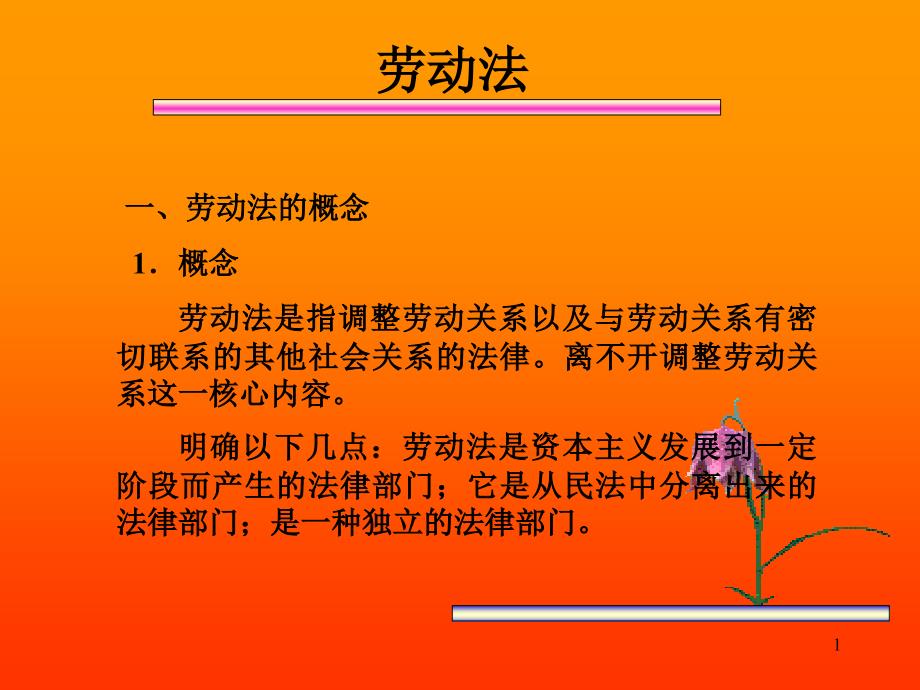 劳动法与劳动经济学课件_第1页