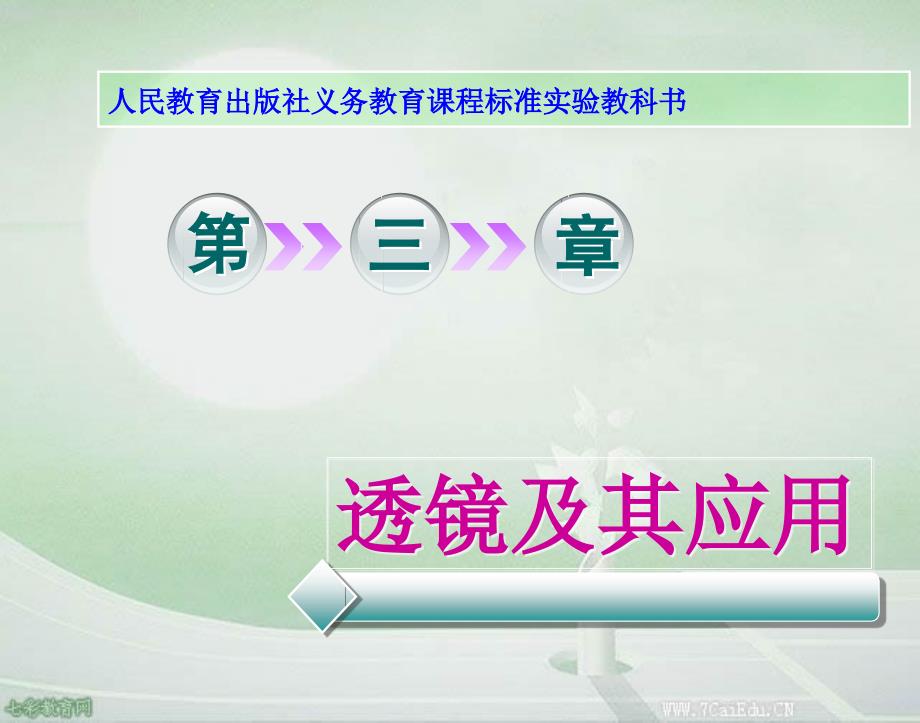 “透镜及其应用”单元复习教学ppt课件_第1页