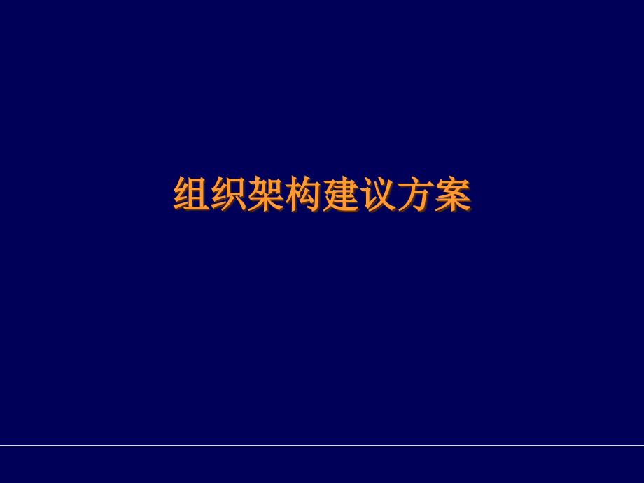 组织架构调整建议方案课件_第1页